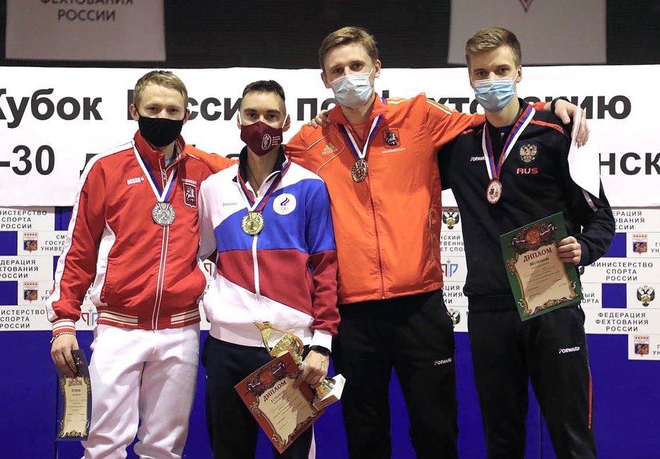 Нижегородец Кирилл Тюлюков завоевал бронзу Кубка России по фехтованию