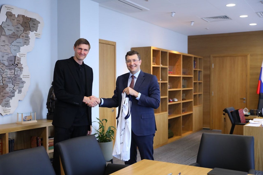 Глеб Никитин провёл рабочую встречу с президентом РФБ Андреем Кириленко