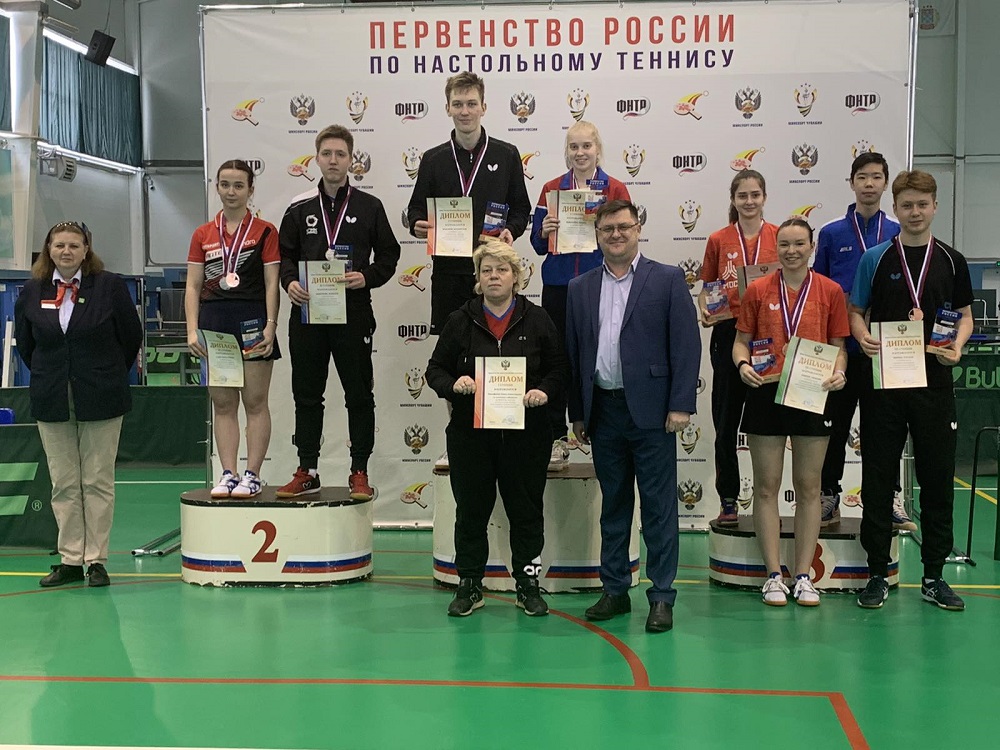 Нижегородские спортсмены завоевали восемь медалей на Первенстве России по настольному теннису