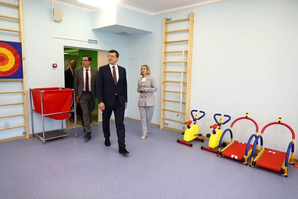 Глеб Никитин посетил открывшийся детский сад в Приокском районе Нижнего Новгорода
