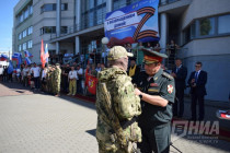 Сотрудники Росгвардии вернулись домой