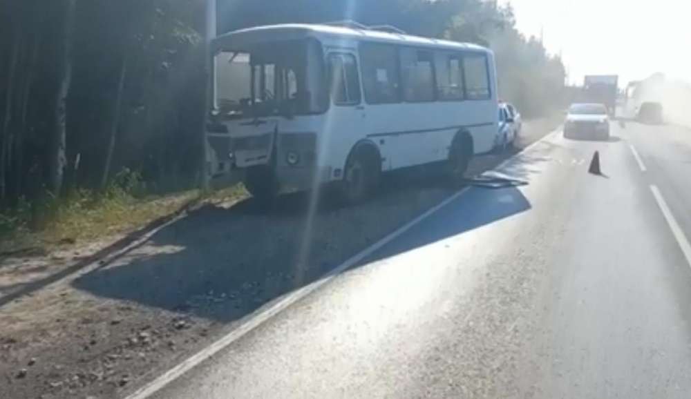 Десять человек пострадали в ДТП в пассажирским автобусом в Дзержинске