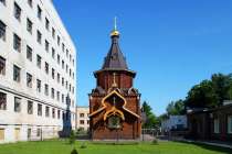 Пожар произошел вечером 26 сентября в храме при академии МВД в Нижнем Новгороде