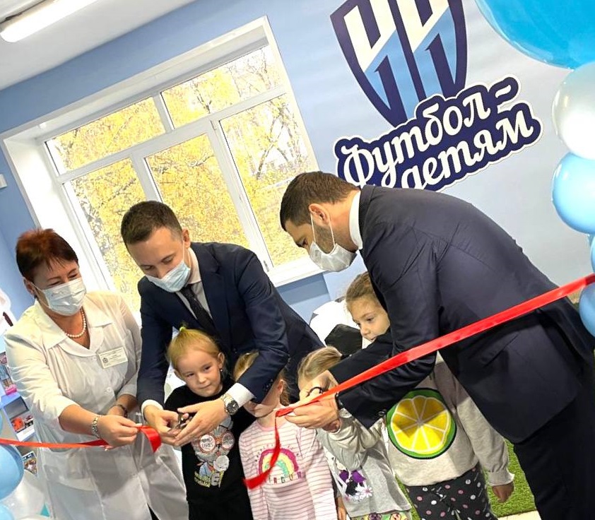 Спортивную игровую зону открыли в Детской городской больнице №1 Нижнего Новгорода