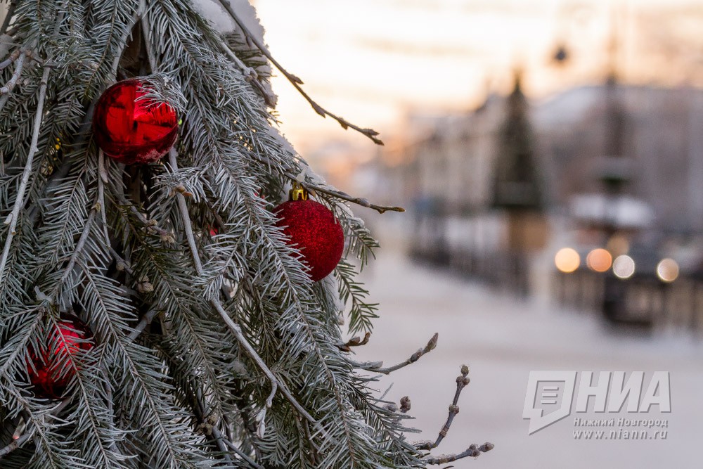 Улицы Нижнего Новгорода украсят к Новому году до середины декабря