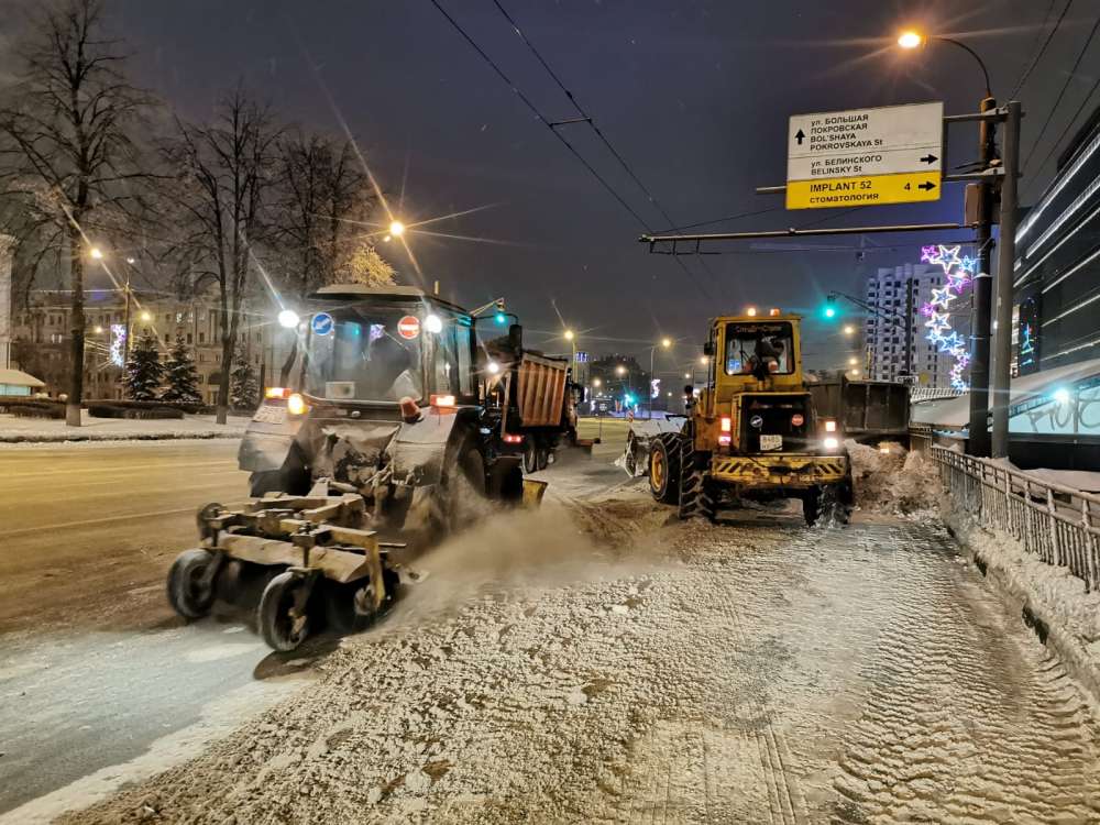 Почти 20 тысяч кубометров снега вывезли с нижегородских улиц за минувшие сутки