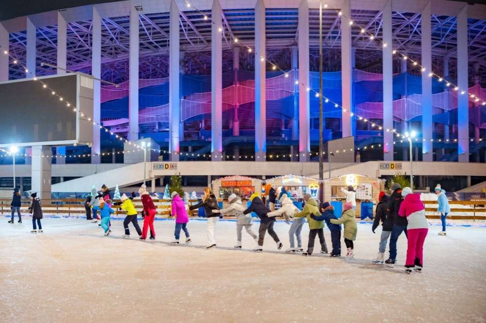 Более 13 тысяч человек в новогодние праздники посетили площадку "Спорт Порт" у стадиона "Нижний Новгород"
