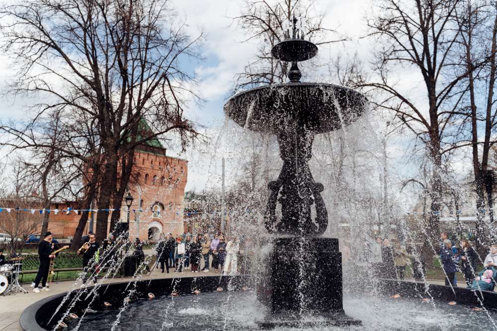 Фонтан на площади Минина Нижнего Новгорода откроется в последнюю пятницу апреля