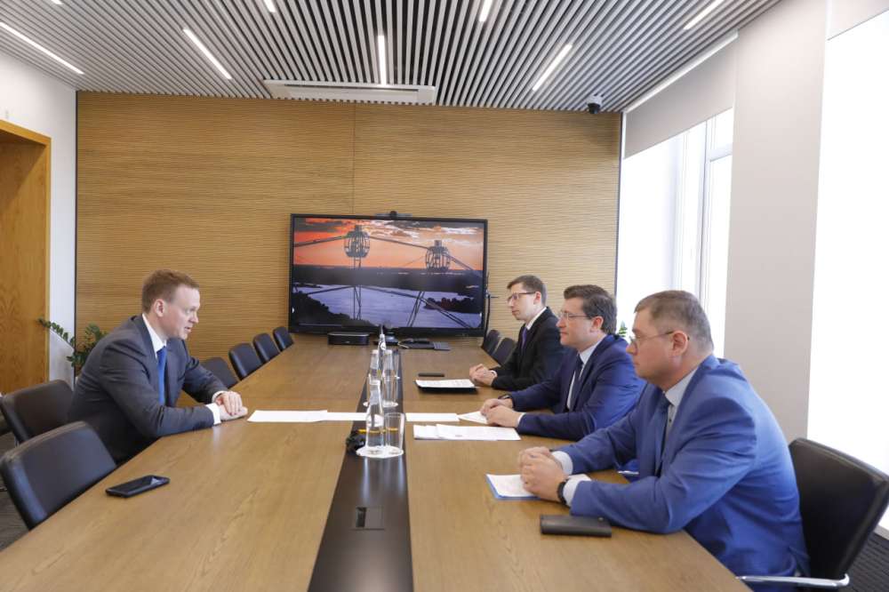 Глеб Никитин провёл рабочую встречу с губернатором Рязанской области Павлом Малковым