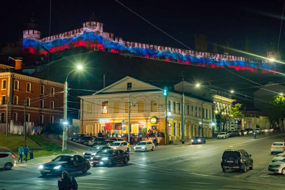 Нижегородский кремль украсит праздничная подсветка ко Дню России
