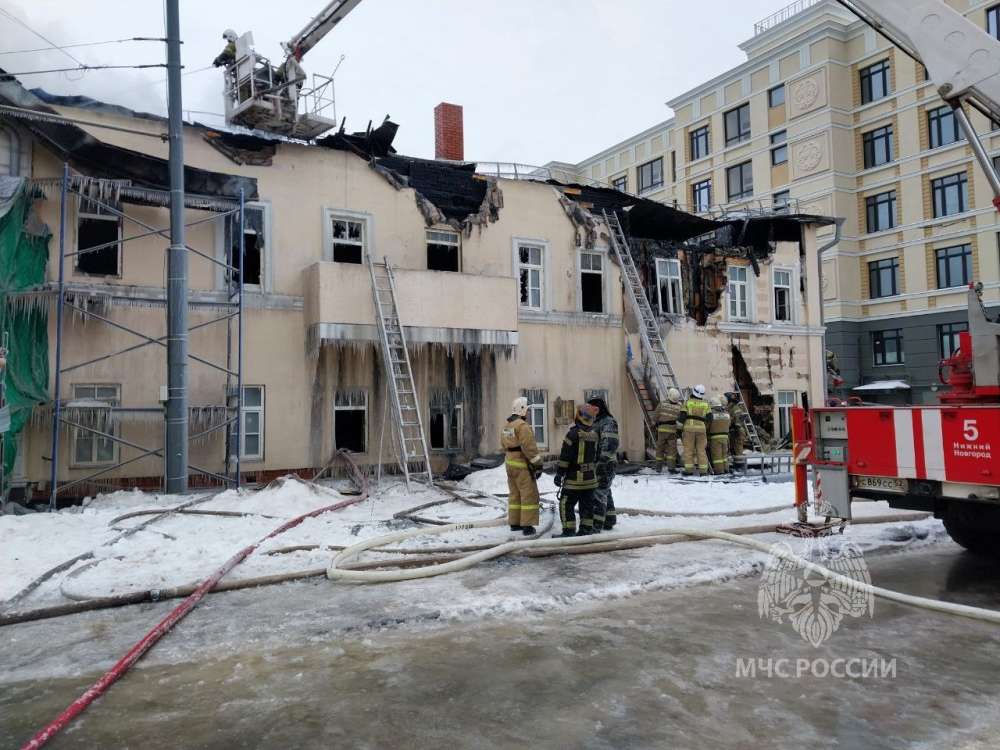 Дом Котельникова после пожара