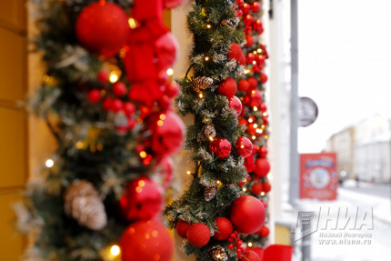 Новогоднее настроение на улицах Нижнего Новгорода