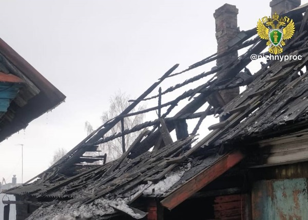 Нижегородская прокуратура устанавливает обстоятельства смертельного пожара в Городце