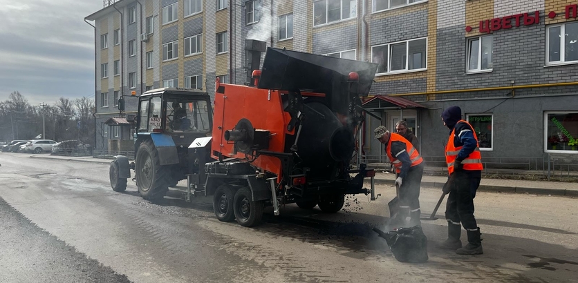 Ямочный ремонт дорог будет проведен в Новинском сельсовете