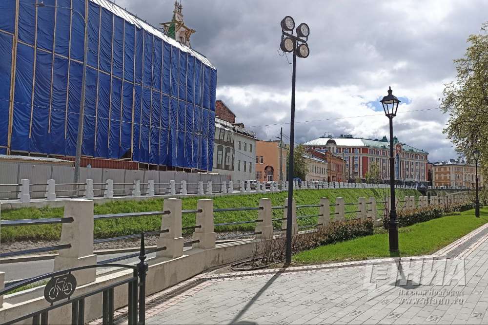 Участок улицы Пожарского в Нижнем Новгороде закроют для транспорта в выходные