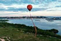 Нижегородцы установили рекорд с самой длинной Георгиевской лентой в небе
