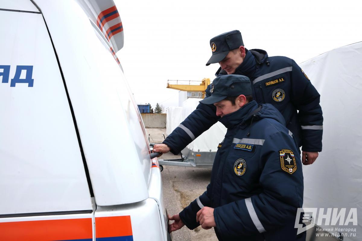 Автомобиль с пассажирами упал в Оку под Богородском