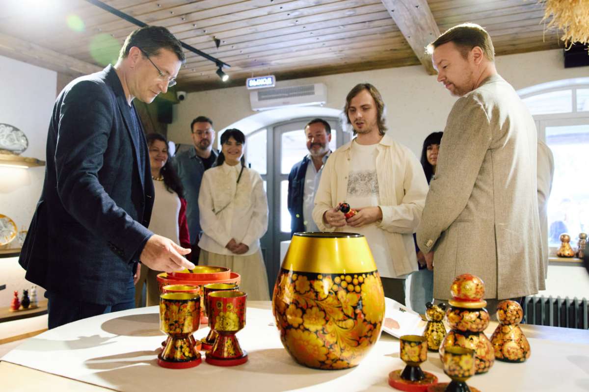 Глеб Никитин принял участие в русских выходных от Хохломы в Плёсе