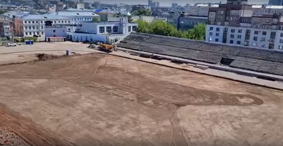 Капремонт стадиона Динамо в Нижнем Новгороде выполнен на 52%