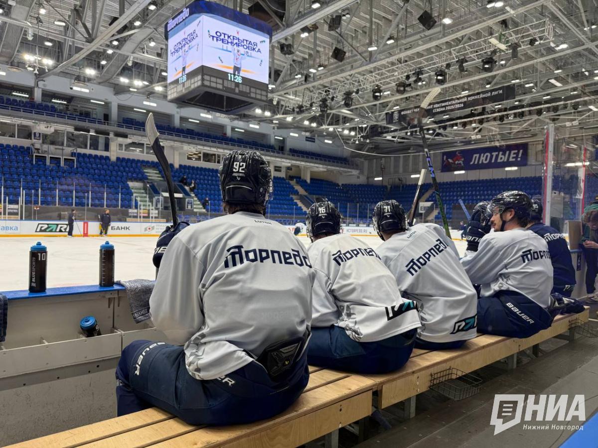 Нижегородское Торпедо провело открытую тренировку — видео
