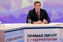 Более 6 500 вопросов поступило на прямую линию с Глебом Никитиным