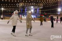 Сезон катания на коньках стартовал в нижегородских парках