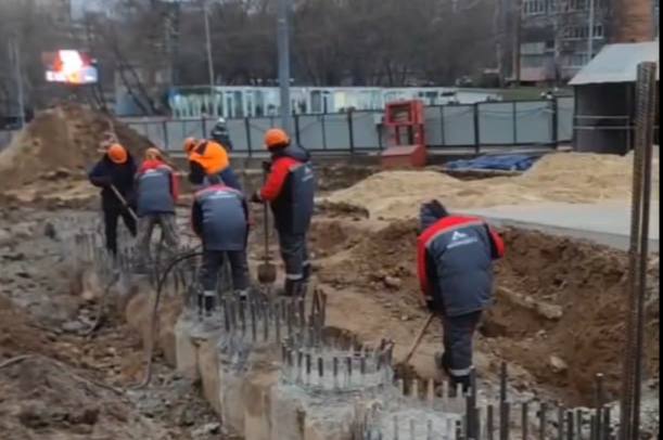 Возведение притоннельного сооружения продолжили на Белинке в Нижнем Новгороде