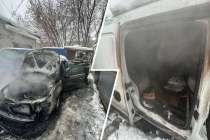 Три автомобиля сгорели в Нижнем Новгороде после поджога