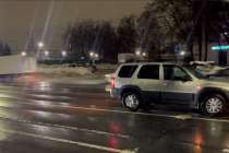 Пешеход угодил в больницу после наезда иномарки на проспекте Ленина