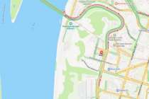 Массовое ДТП парализовало движение на съезде к метромосту в Нижнем Новгороде