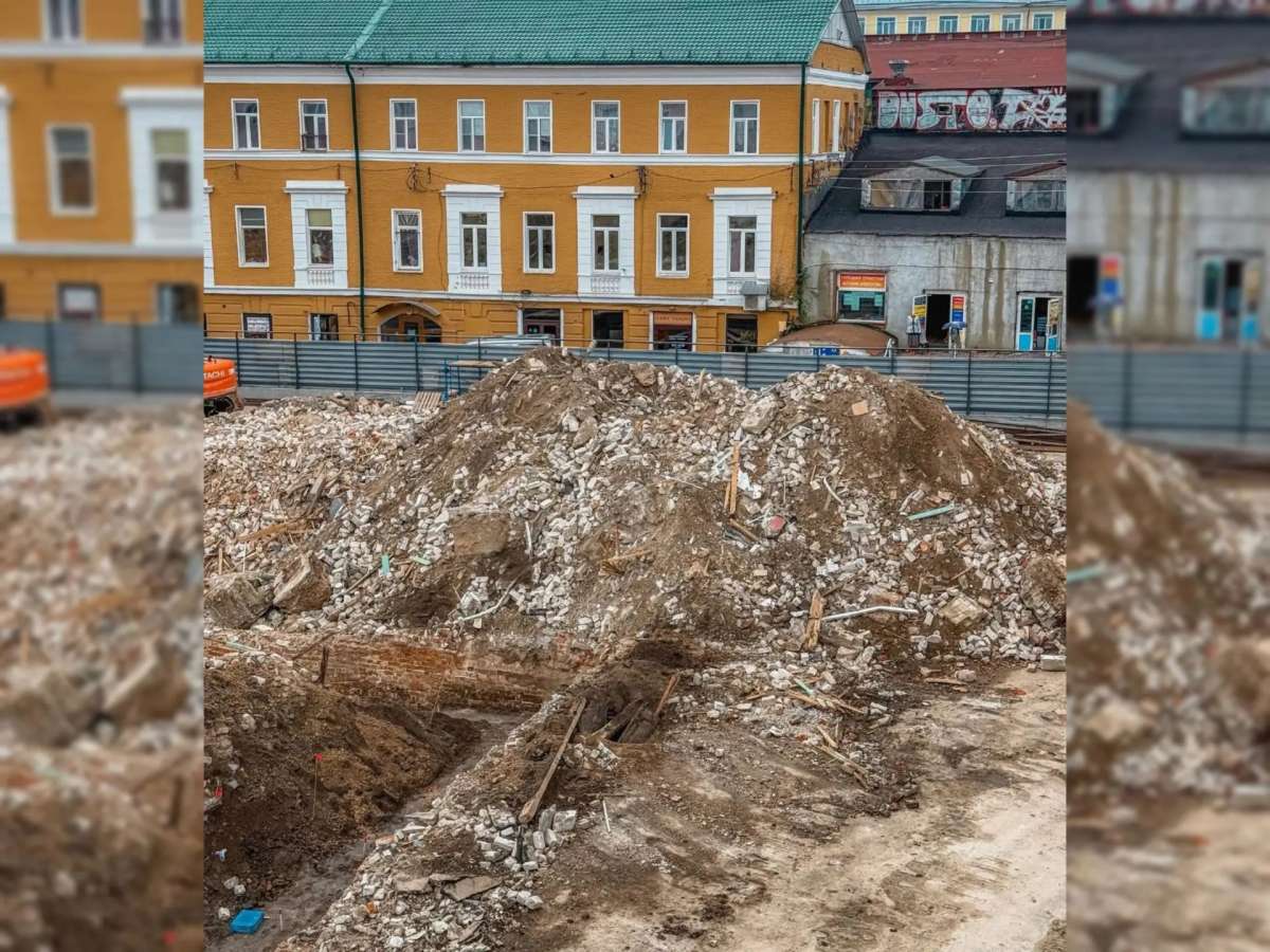 Археологи начали раскопки на месте Мытного рынка в Нижнем Новгороде